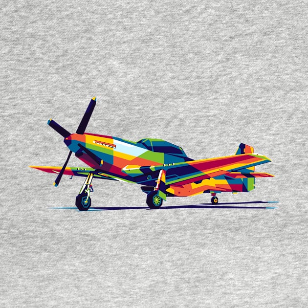 P-51 Mustang Standby by wpaprint